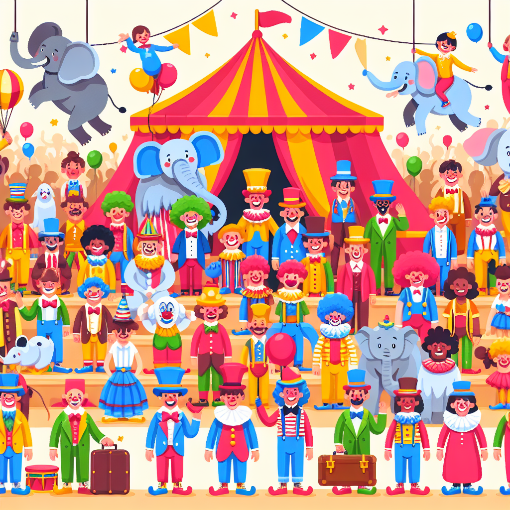 Circus Wonder Numbered Painting Kits