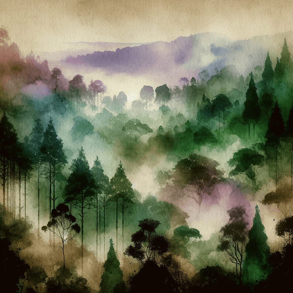 Forest Magic Vision Paint By Color