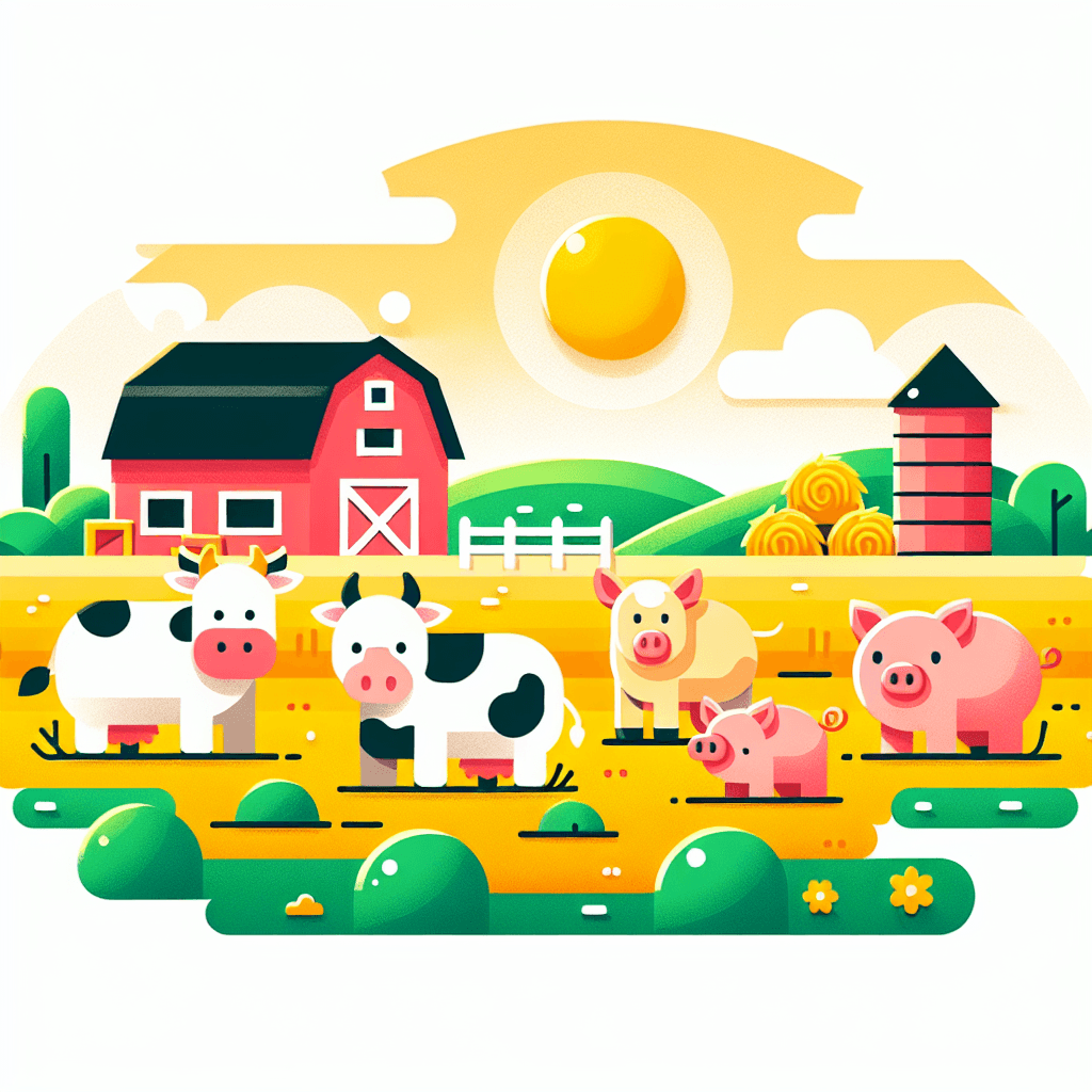 Animal Antics Farm Painting By Numbers Kit