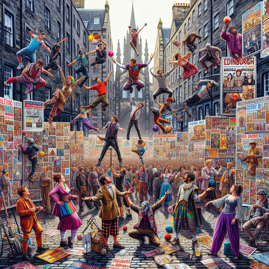 The Edinburgh Fringe Festival - Scotland DIY Paint By Numbers
