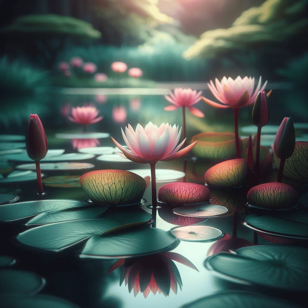 Serenity Among The Lilies Paint By Numbers Kits