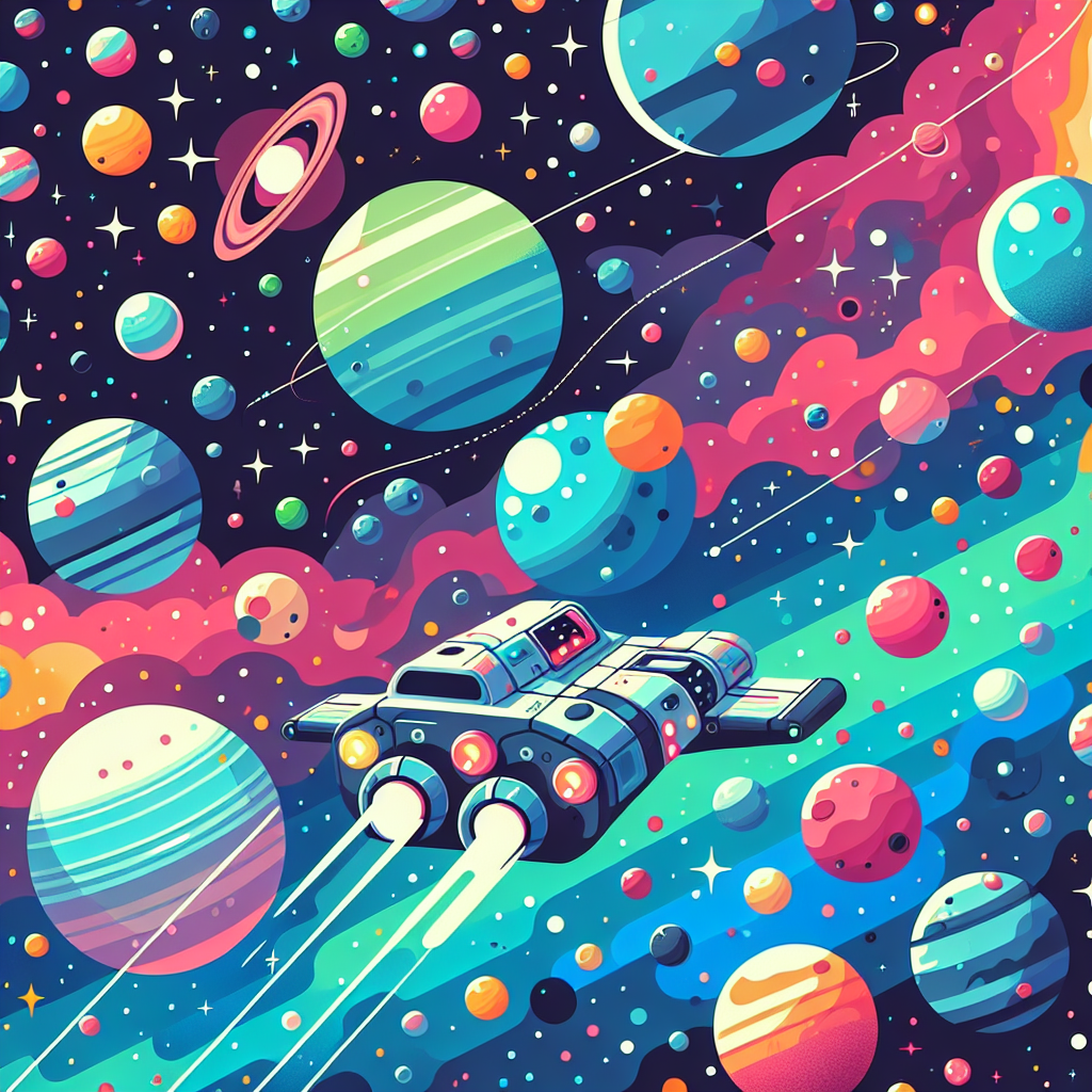 Galactic Voyager Quest DIY Paint By Numbers