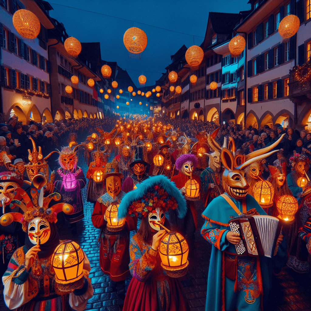 Mardi Gras Of Basel - Switzerland Numbered Painting Kits