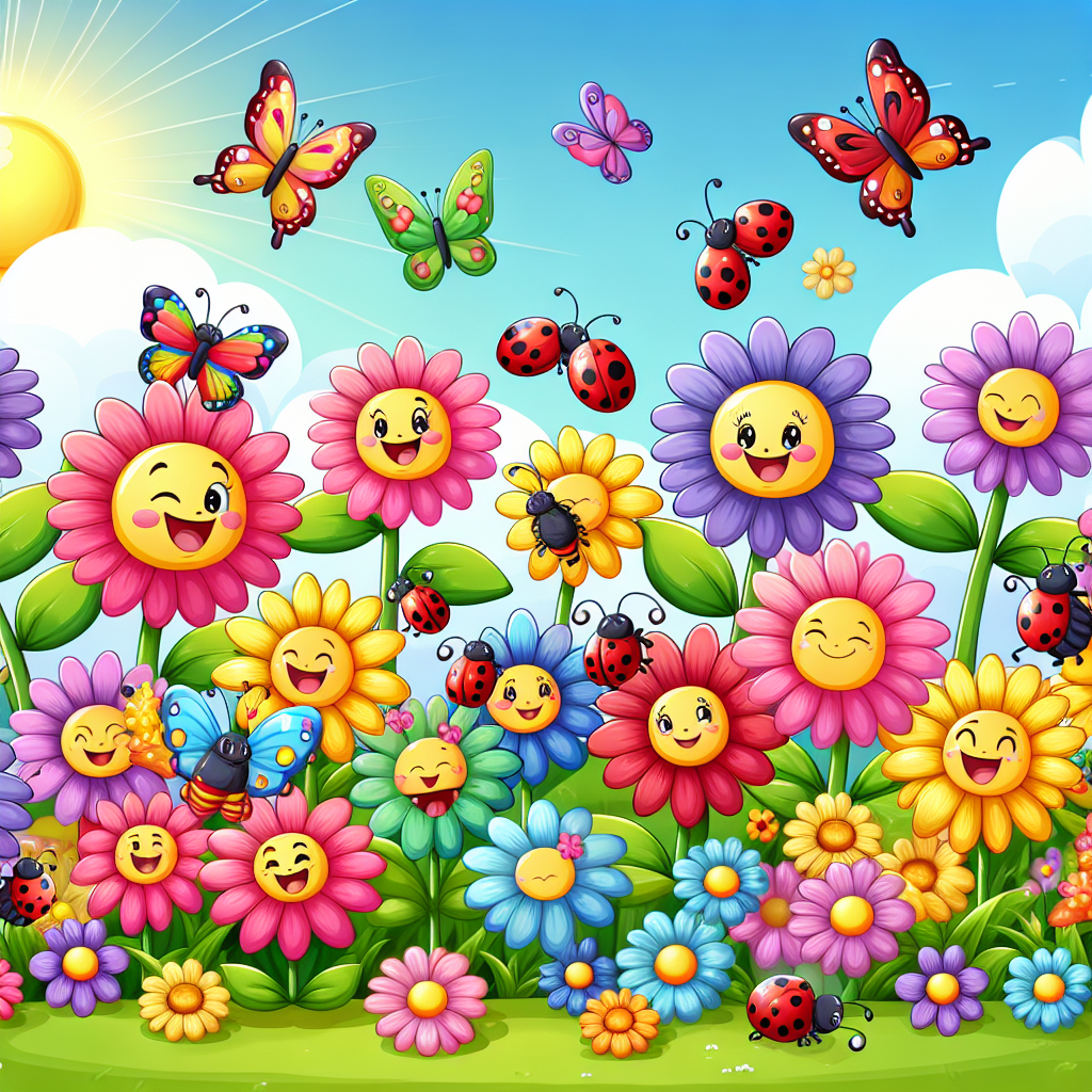 Joyful Garden Of Friends Paint By Numbers Art