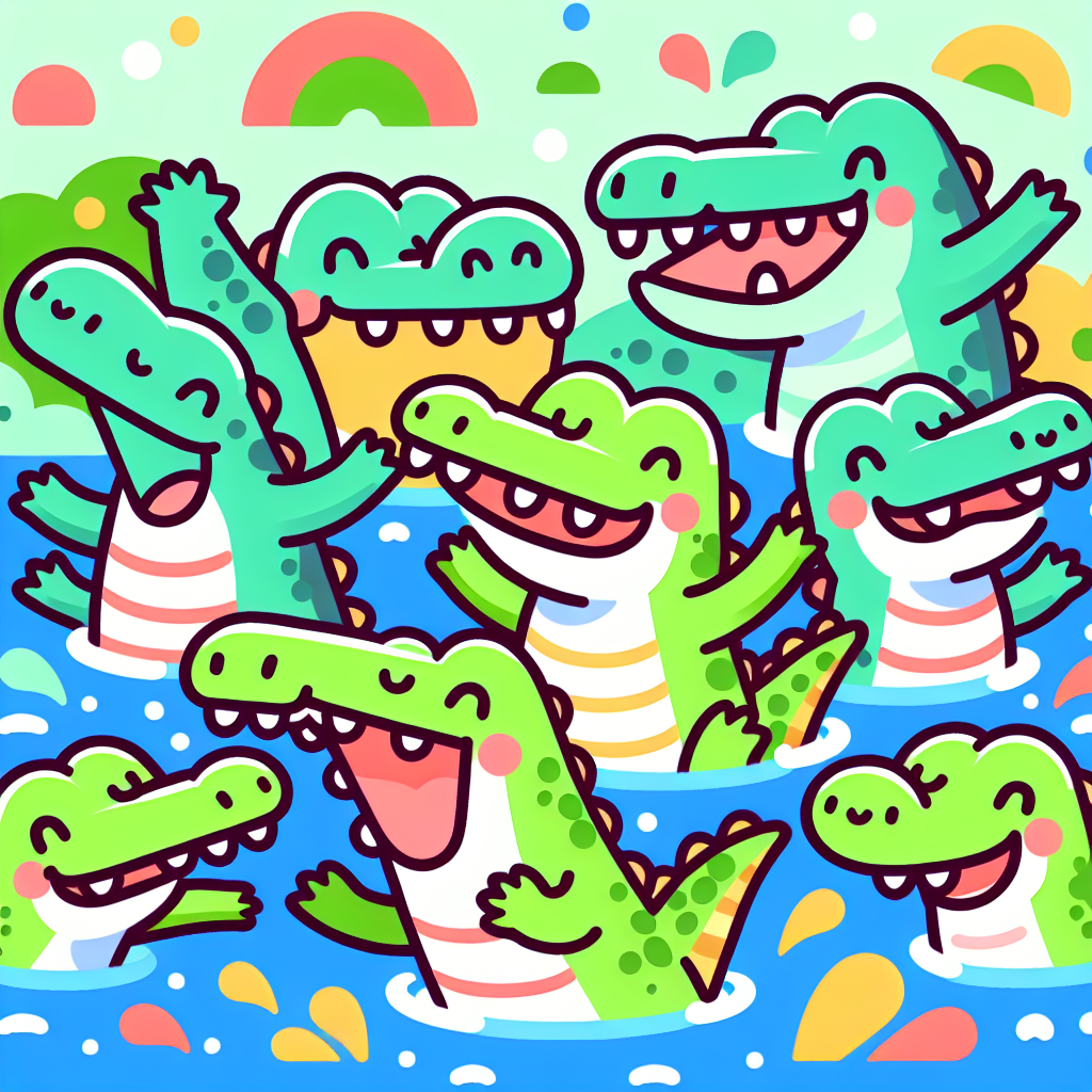 Crazy Crocs Paint By Numbers Kits