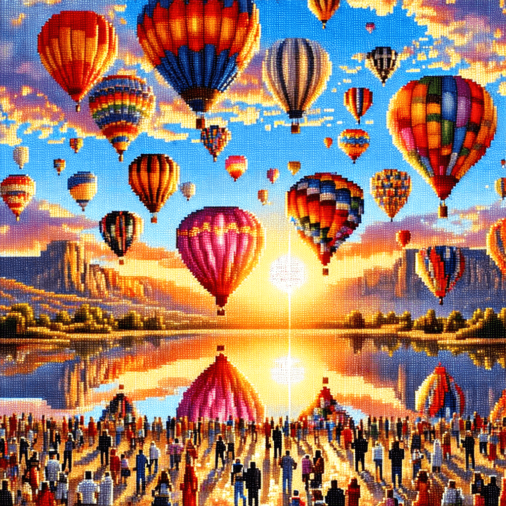 Balloon Fiesta - Leon, Mexico DIY Paint By Numbers