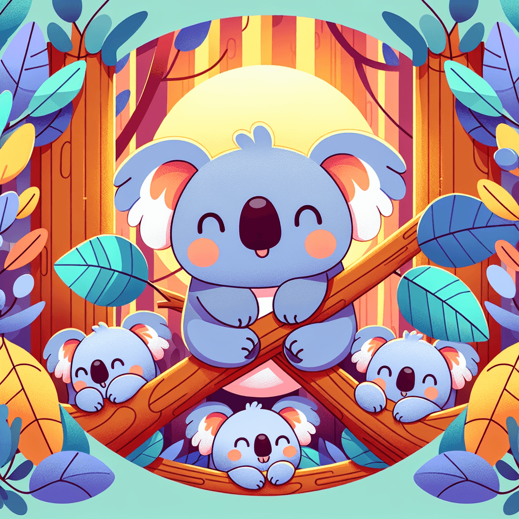 Cuddle With Koalas Painting By Numbers Kit
