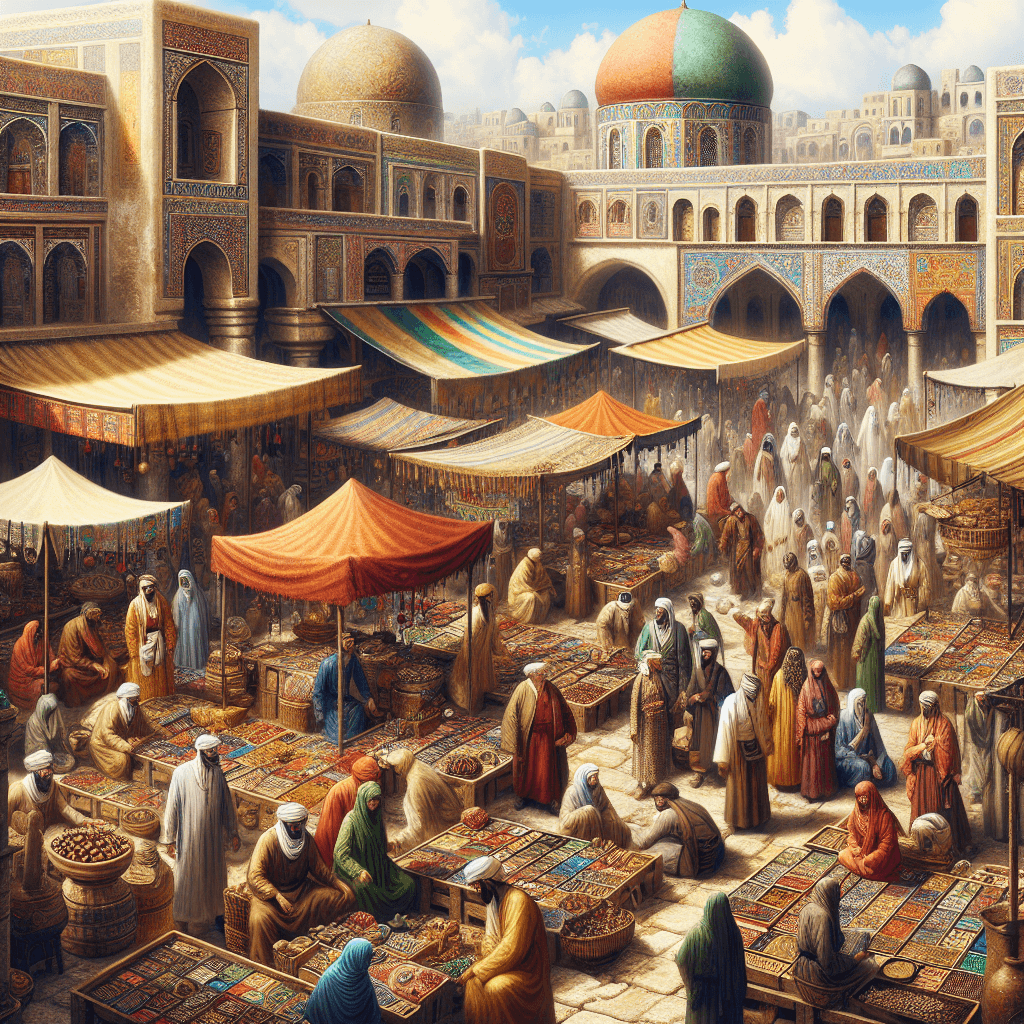 Ancient Marketplace Magic Paint By Numbers Art
