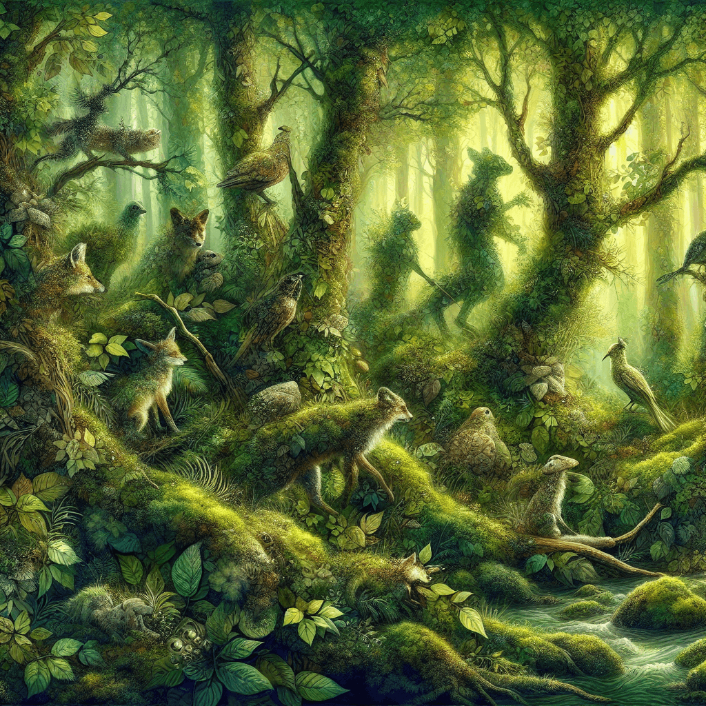 Mystic Woodland Creatures Paint By Color