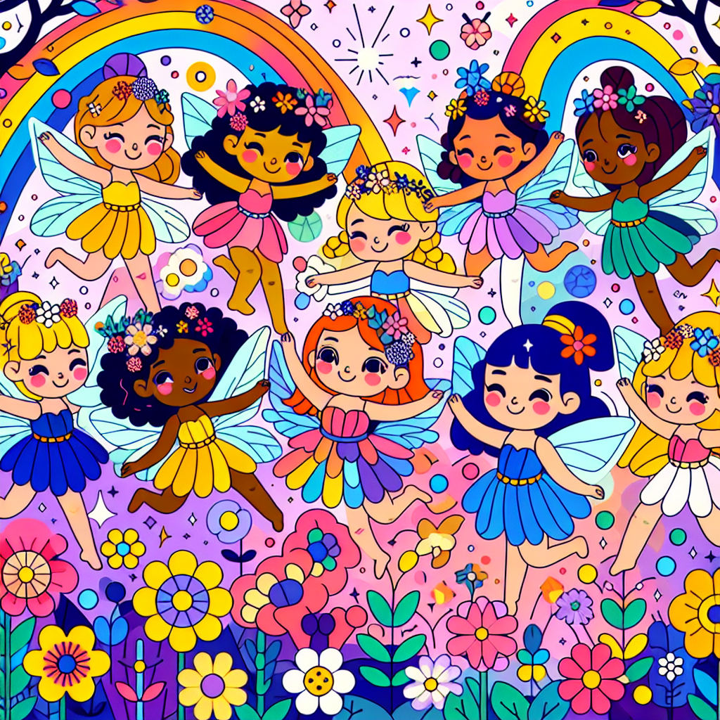 Enchanted Fairies Paint By Numbers Kits