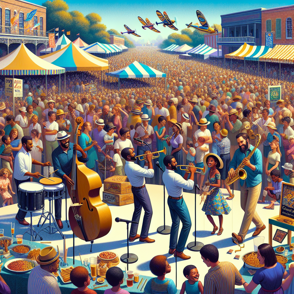 New Orleans Jazz And Heritage Festival - United States Paint By Color