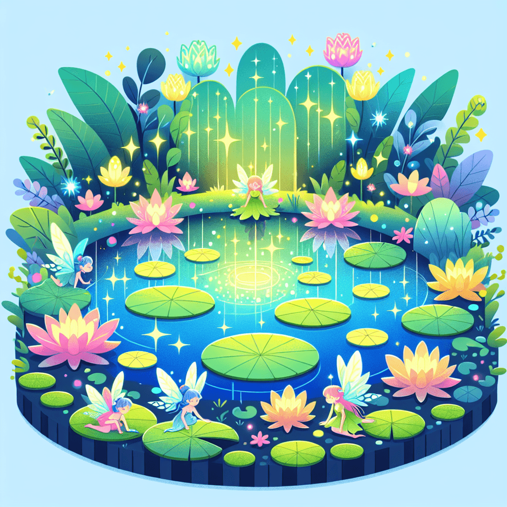 Secret Fairy Pond Painting By Numbers Kit