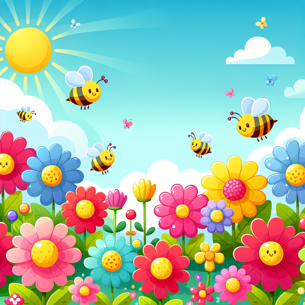 Happy Springtime Garden Paint By Color