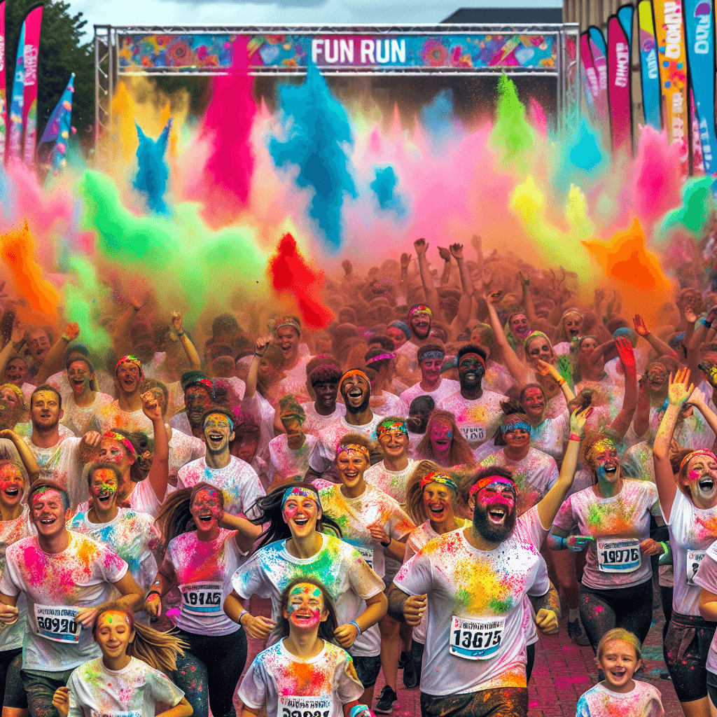 Color Me Rad Painting Number Kit