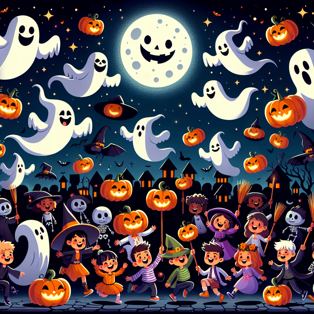 Happy Halloween Festivities Painting Number Kit