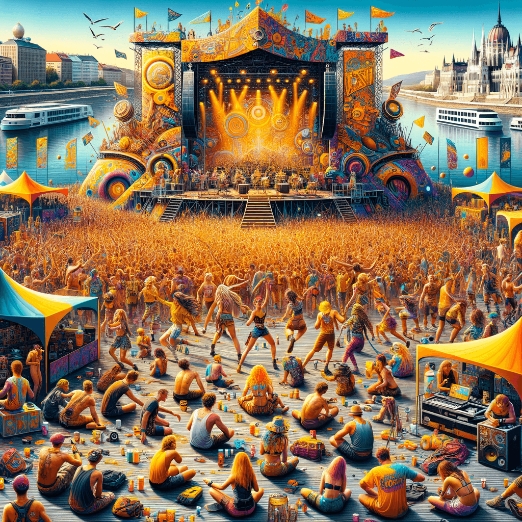 Sziget Festival - Budapest, Hungary Paint By Color
