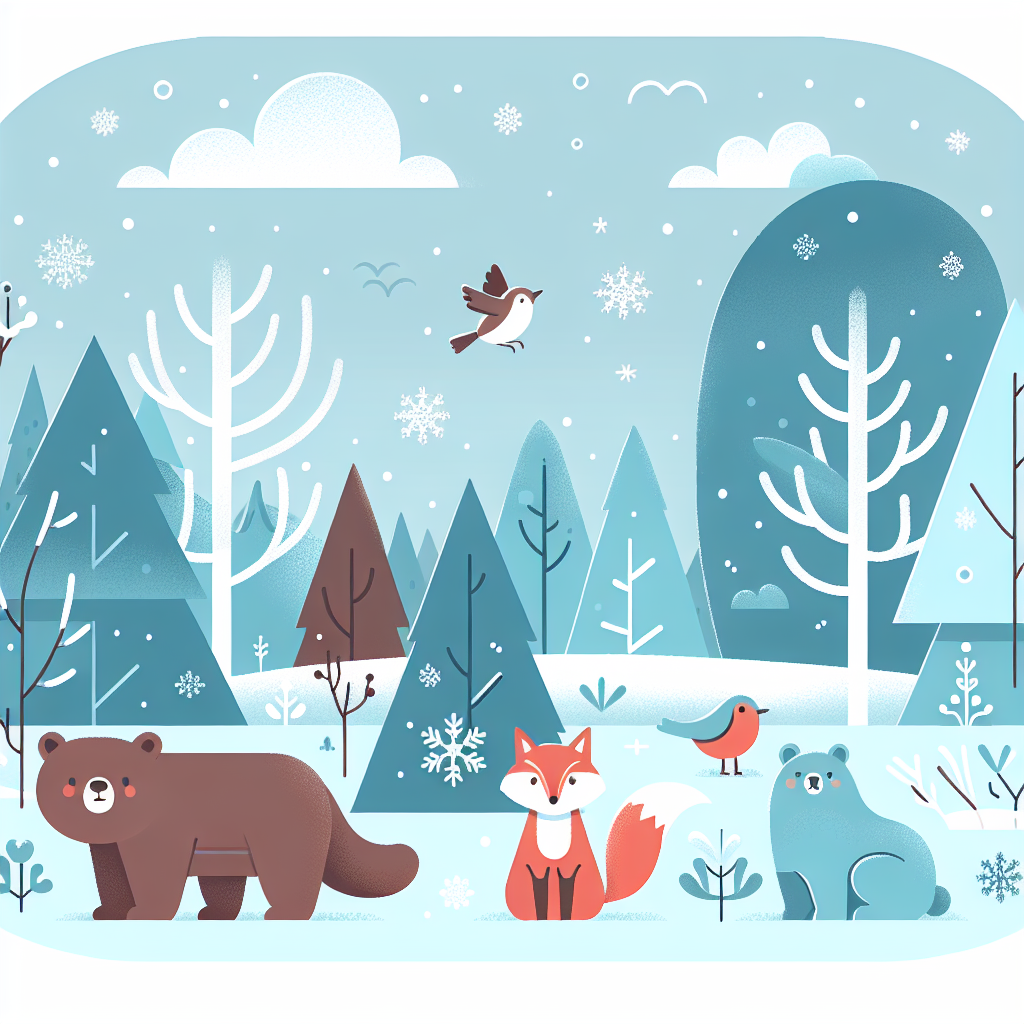 Frosty Forest Fun Number Painting