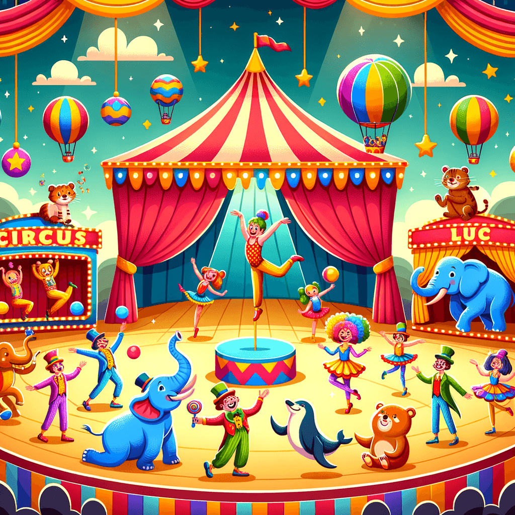 Circus Spectacle DIY Paint By Numbers
