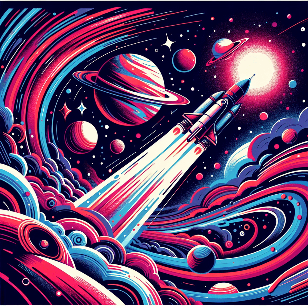 Energetic Space Odyssey Paint By Color