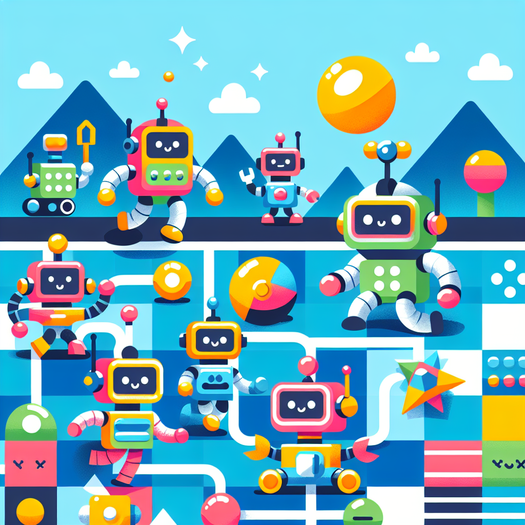 Robot Battle Painting Number Kit