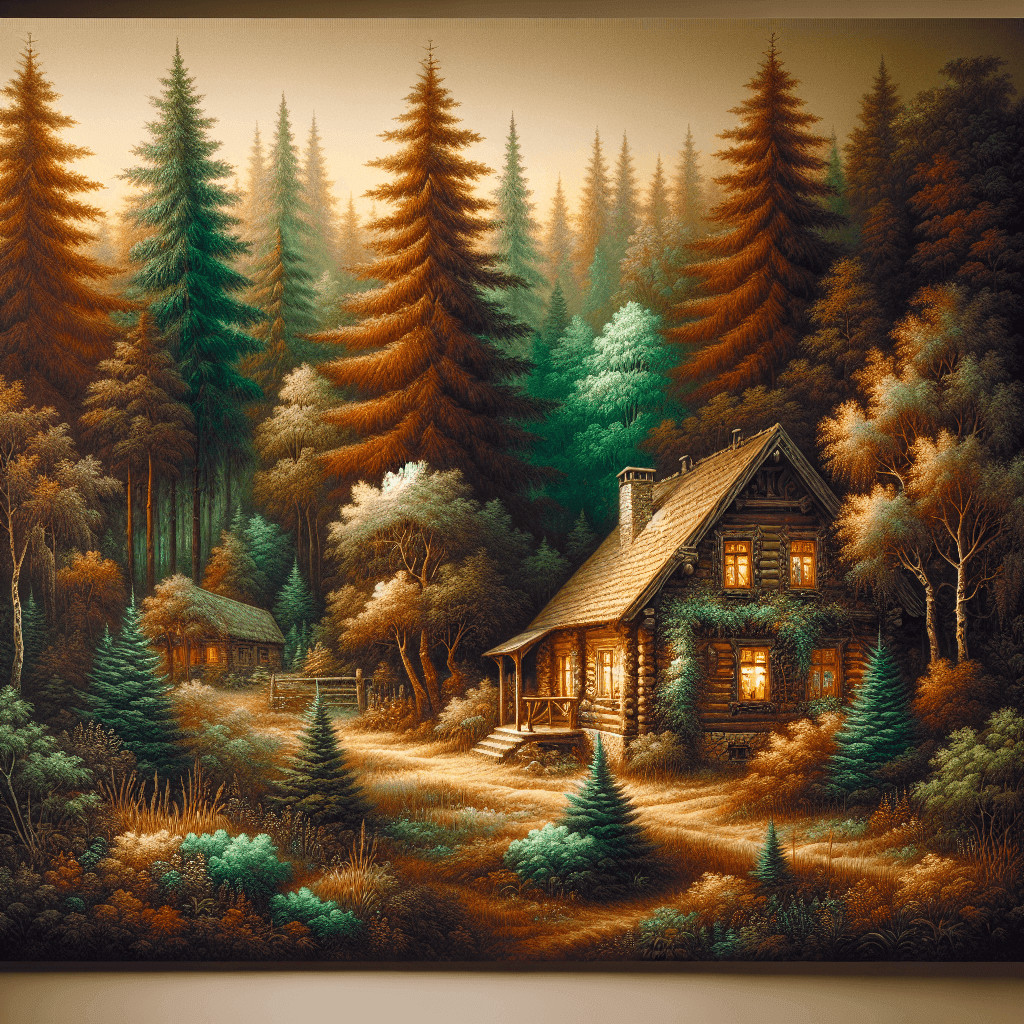 Rustic Cabin Hideaway Paint By Numbers Kits