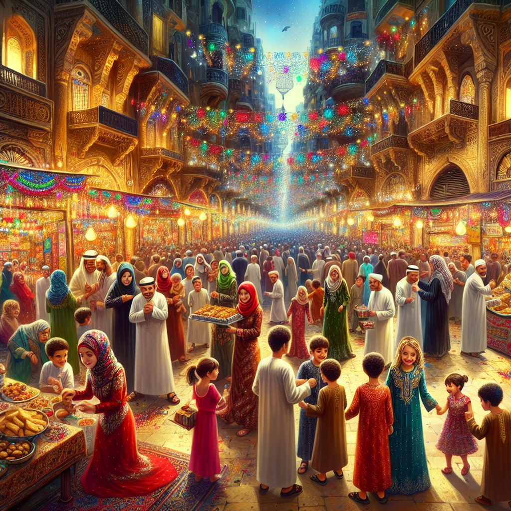 Eid Al-Fitr - Cairo Number Painting