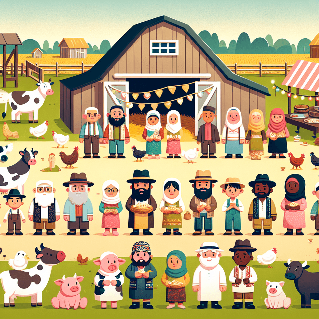 Friendly Farm Festival Numbered Painting Kits