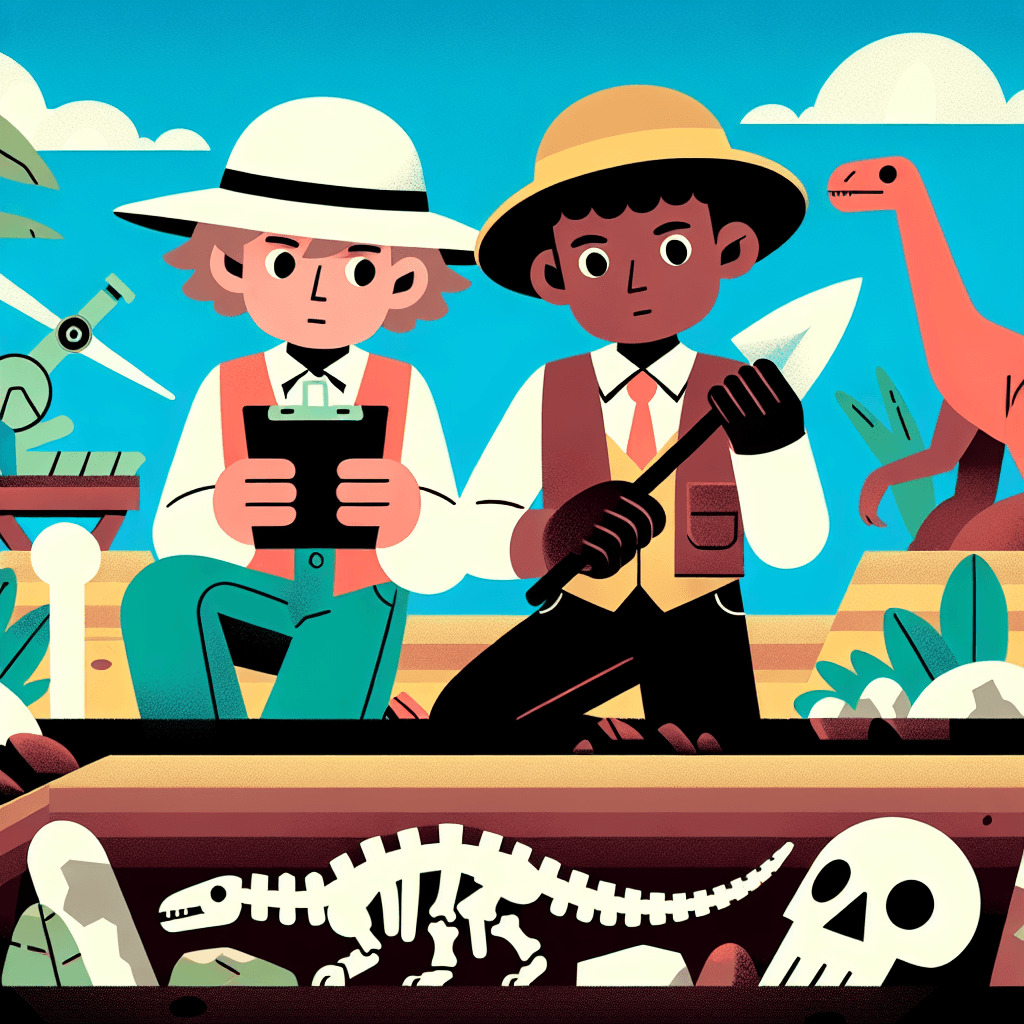 Historic Dinosaur Dig Painting By Numbers Kit