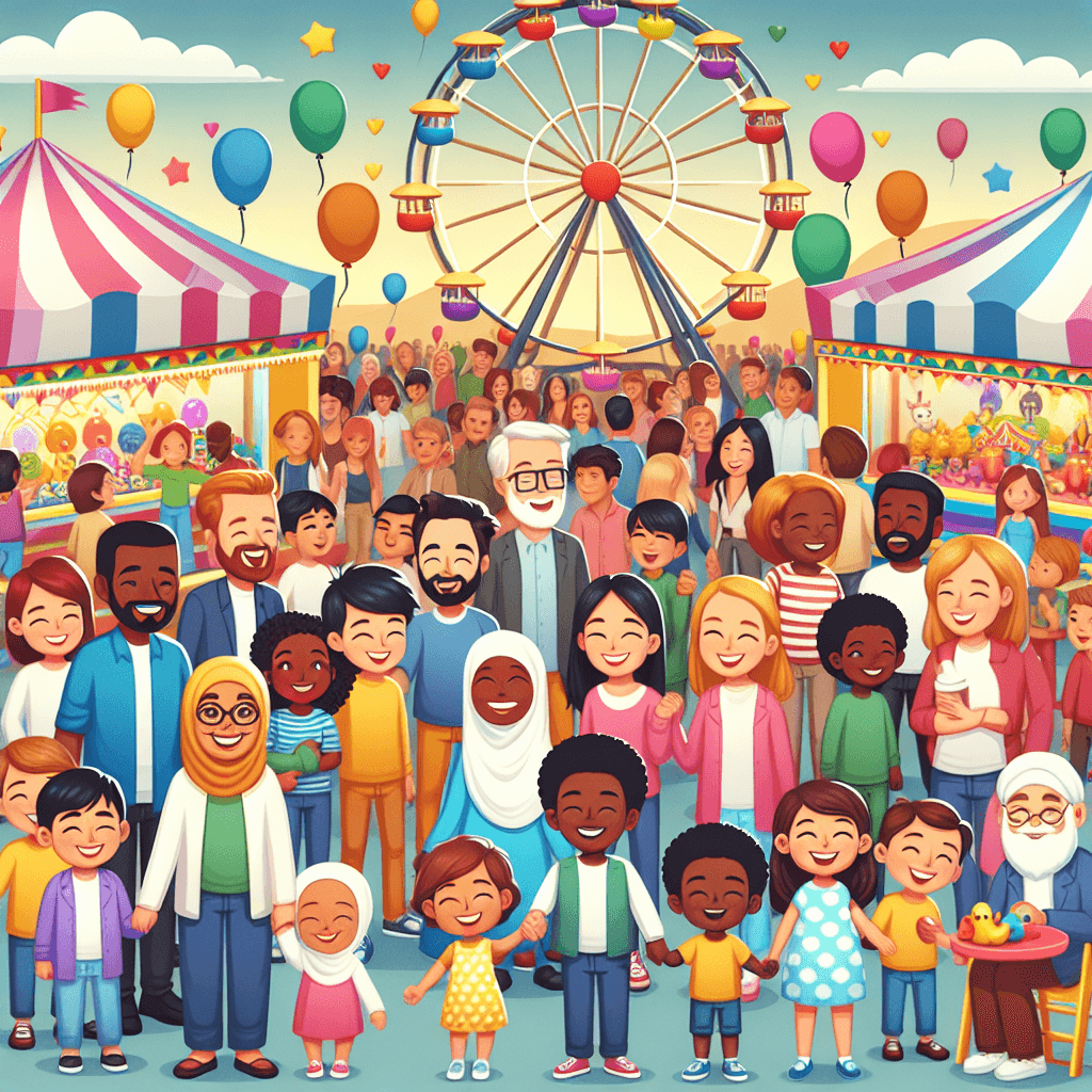 Festive Fun Fair Painting By Numbers Kit