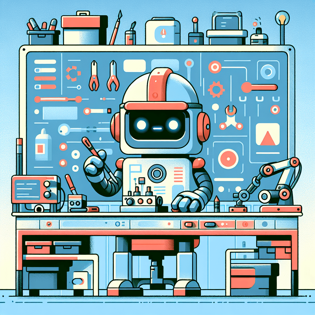 Robot Engineer's Quest Paint By Number