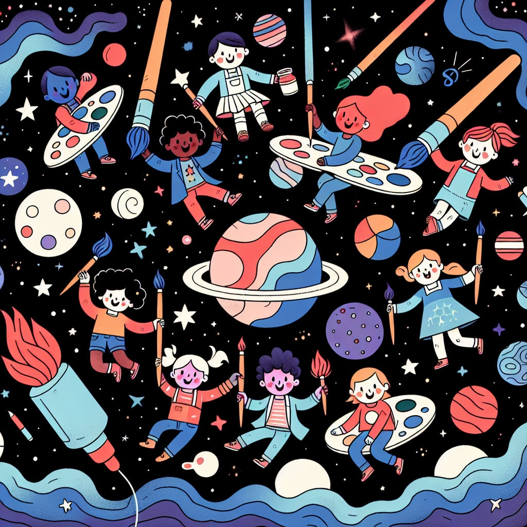 Cosmic Coloring Adventure Paint By Numbers