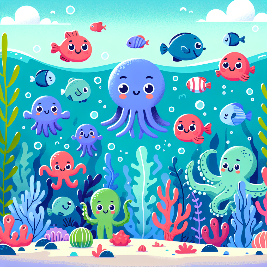 Dreamy Undersea Fantasy Painting Number Kit