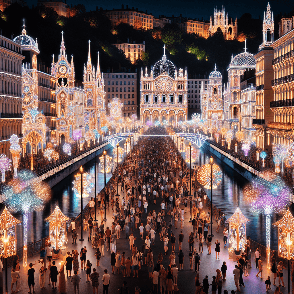 Lyon Festival Of Lights Paint By Numbers