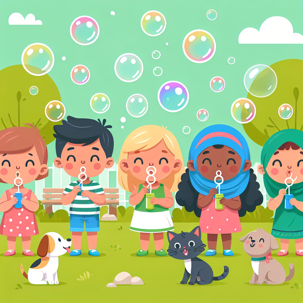 Bubble-Blowing Bonanza Painting Number Kit