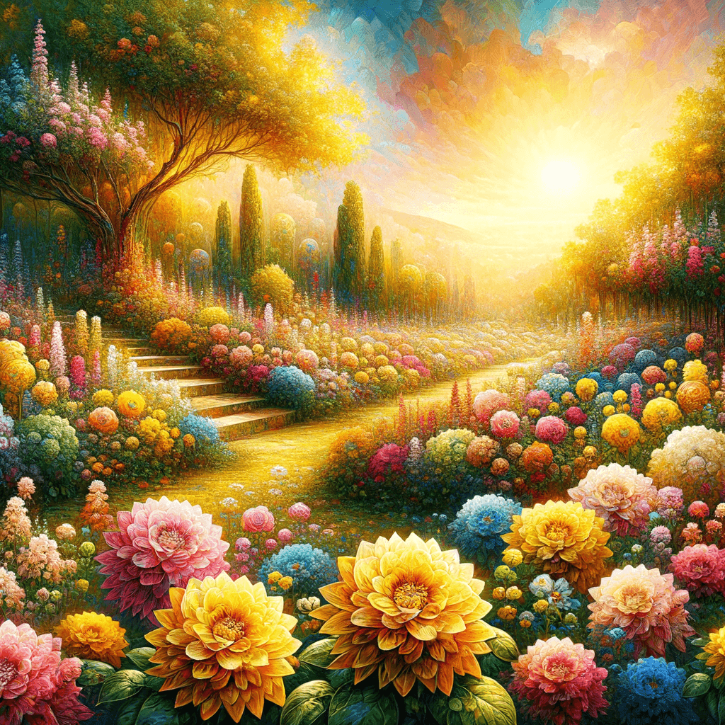 Charming Summer Garden DIY Paint By Numbers