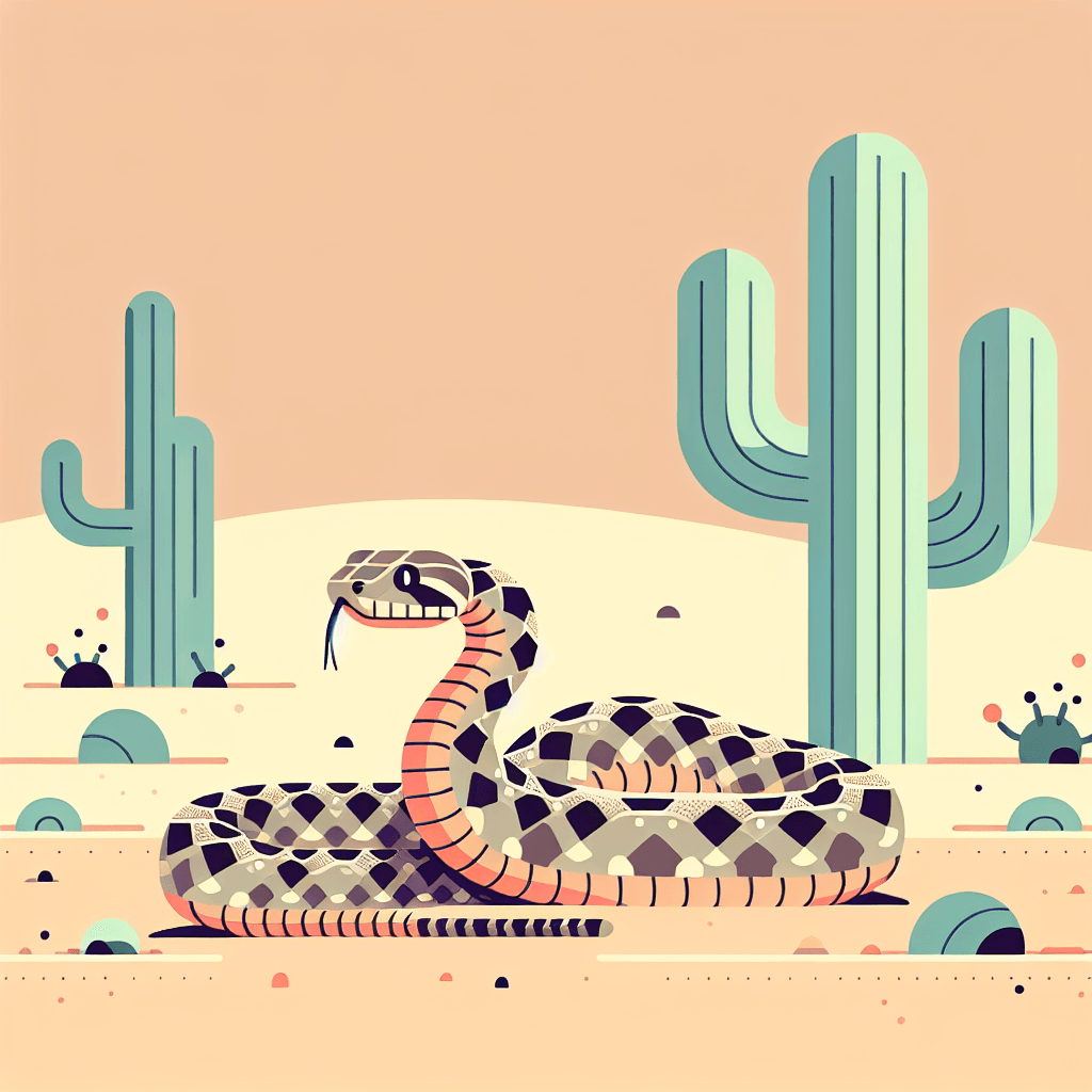 Roving Rattlesnake Painting Number Kit