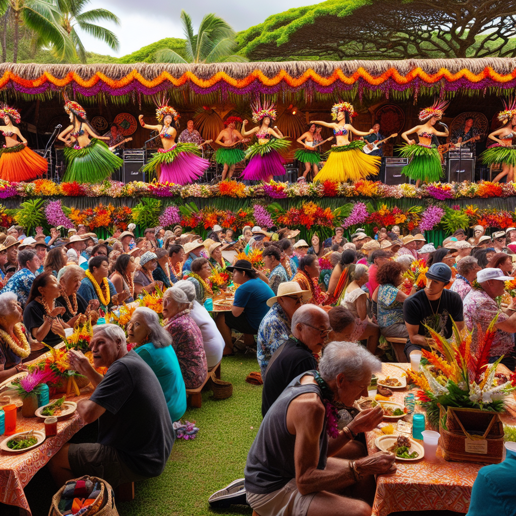 Kauai Mokihana Festival - Kauai, USA Numbered Painting Kits