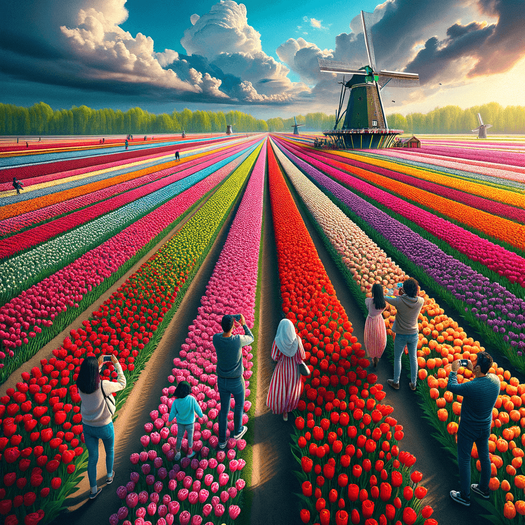 Tulip Festival - Amsterdam, Netherlands Number Painting