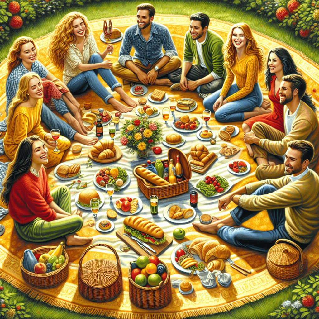 Delightful Summer Picnic Paint By Numbers