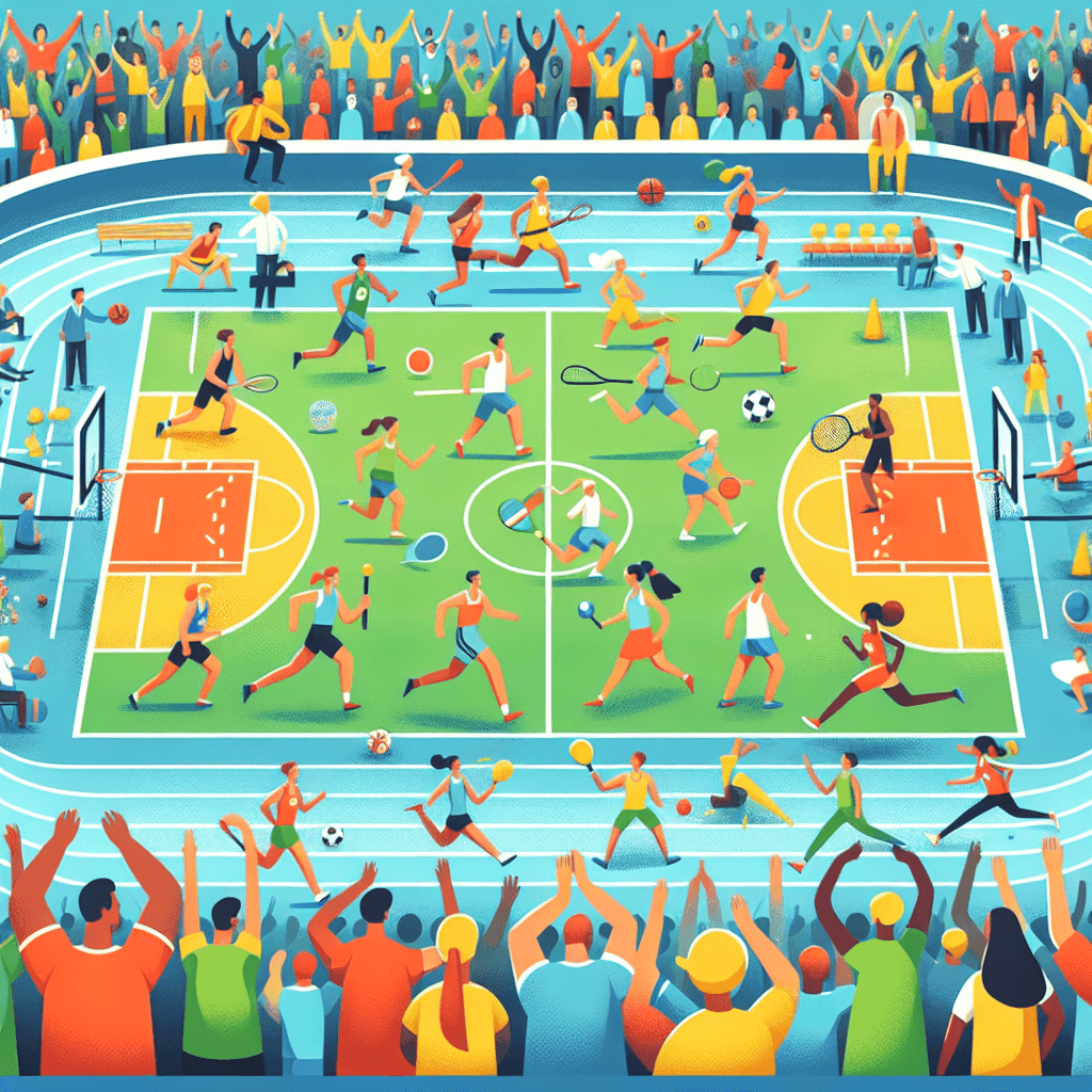 Energetic Sports Arena Painting By Numbers Kit