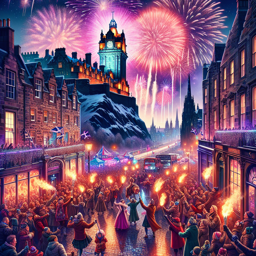 Hogmanay New Year Celebrations - Scotland Paint By Numbers