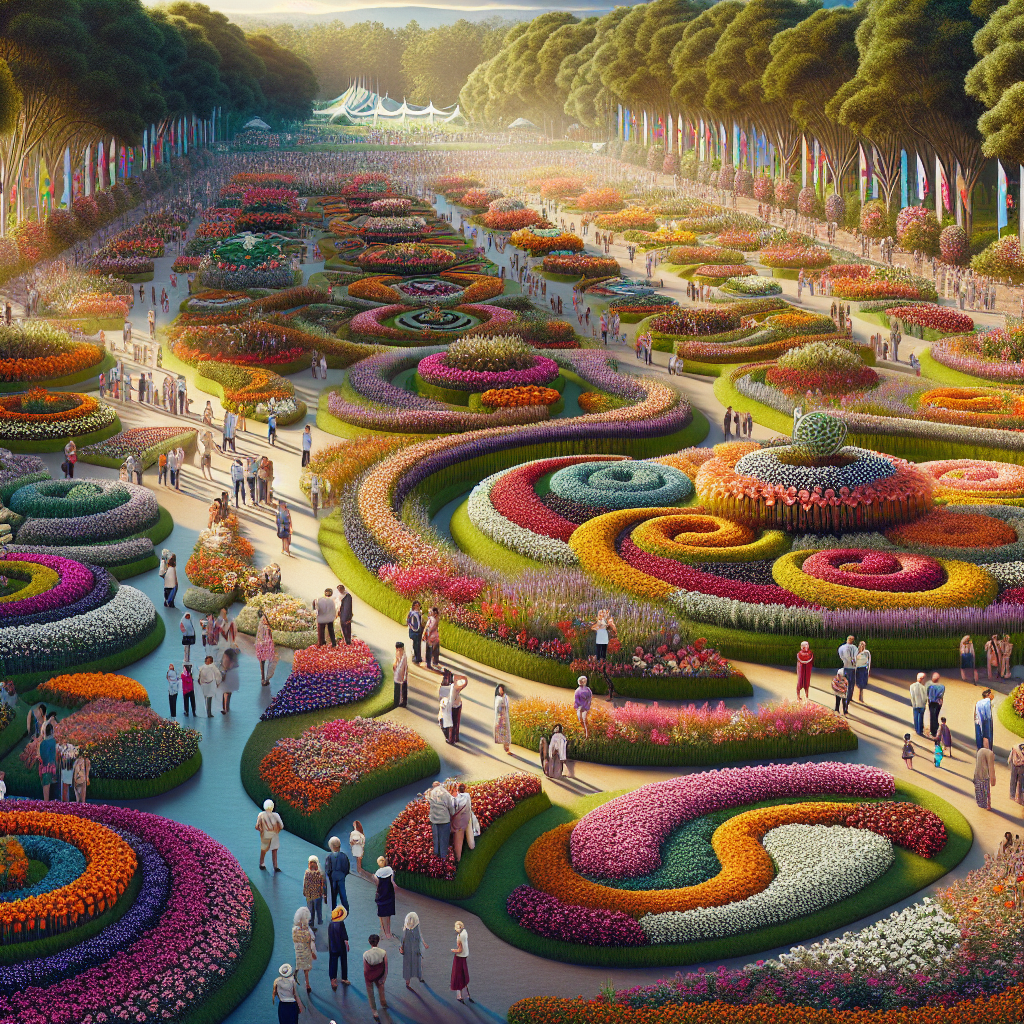 Floriade - Canberra Paint By Numbers Art