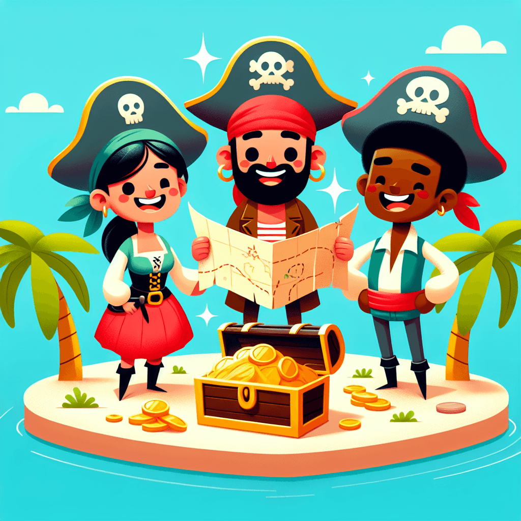 Pirate's Treasure Quest Numbered Painting Kits