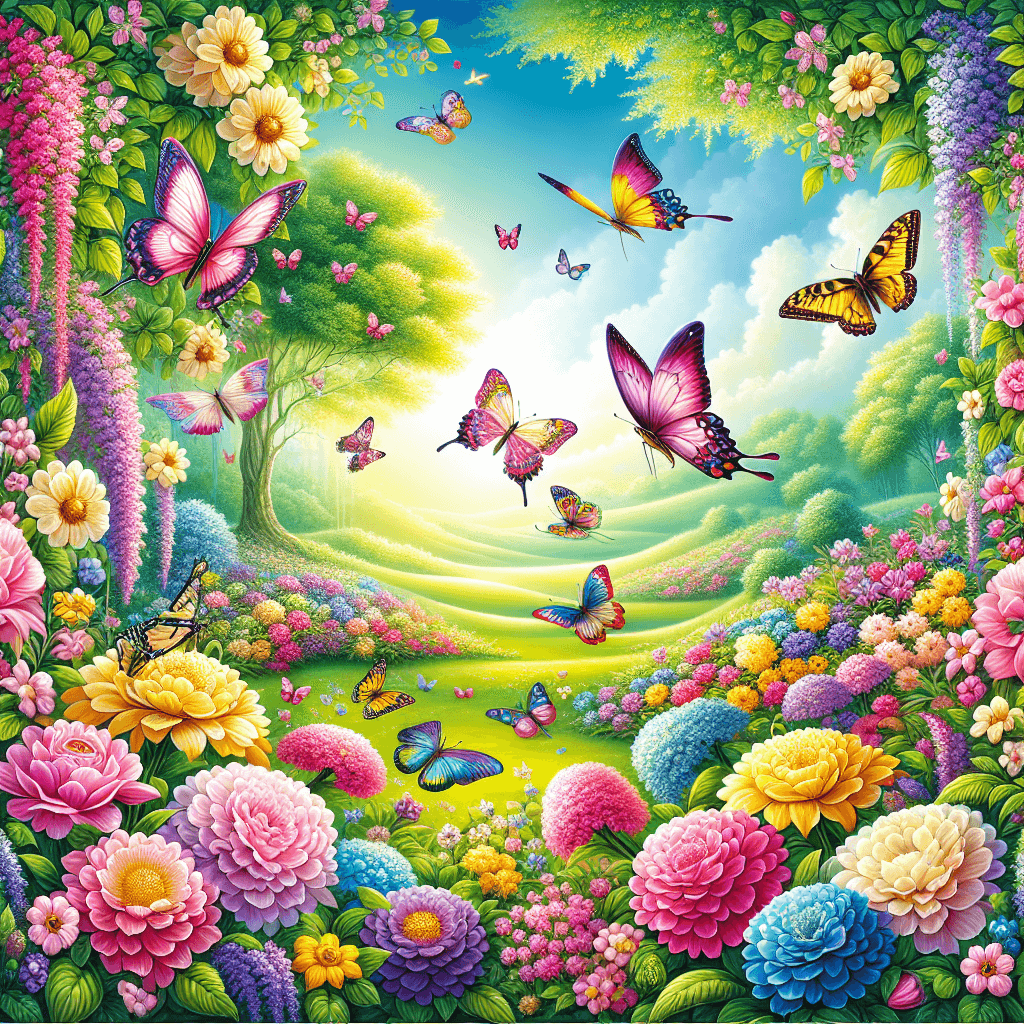 Garden Party Delights Numbered Painting Kits