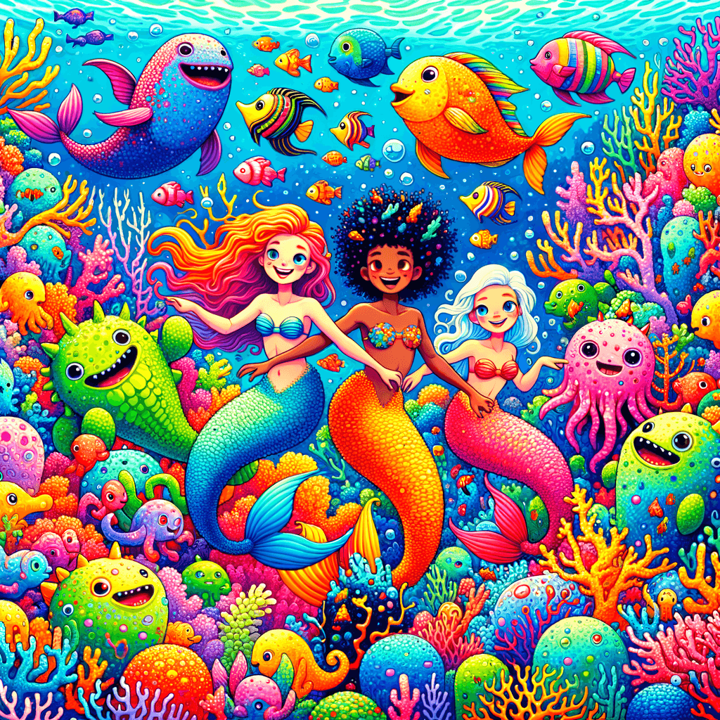 Mythical Oceanic Creatures Painting By Numbers Kit