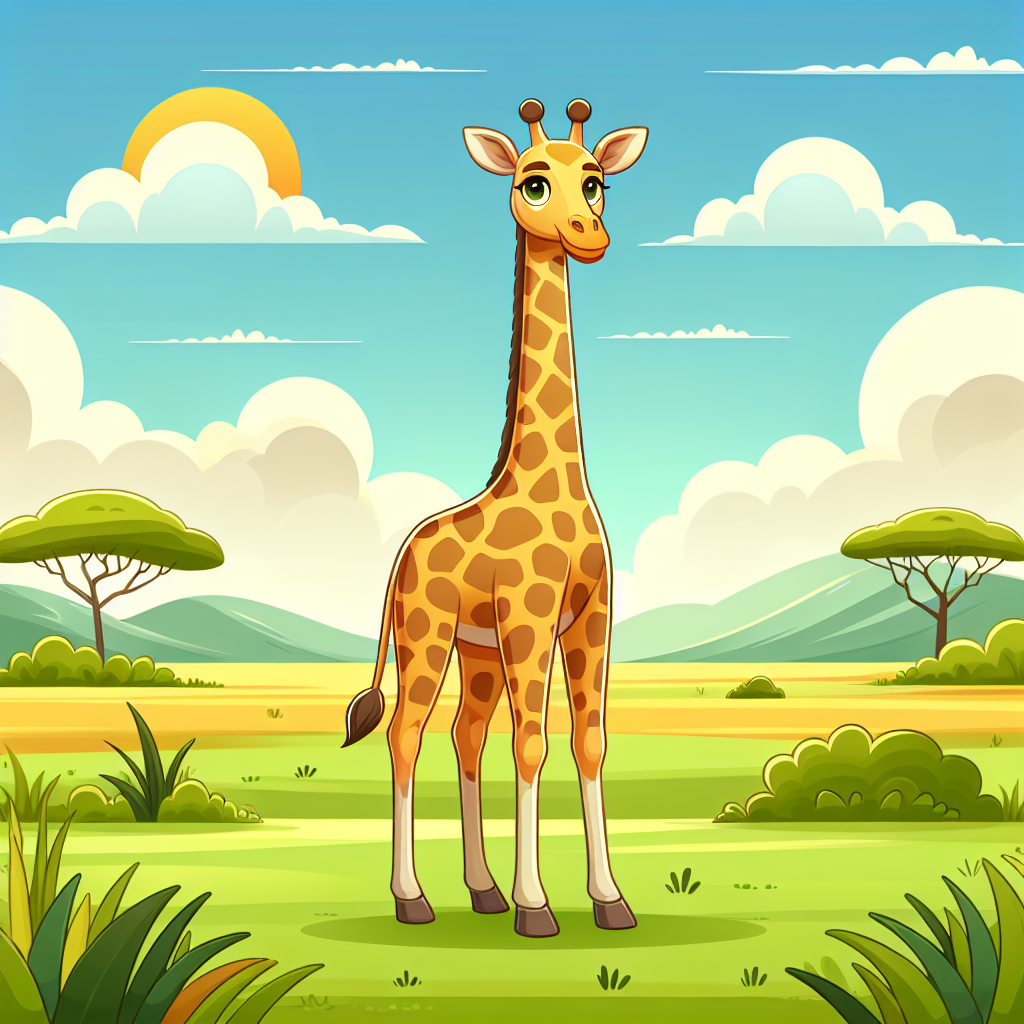 Gallant Giraffe Numbered Painting Kits