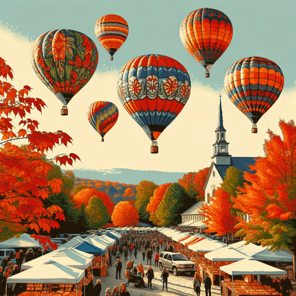 Upstate Balloon Festival - USA Paint By Numbers Art