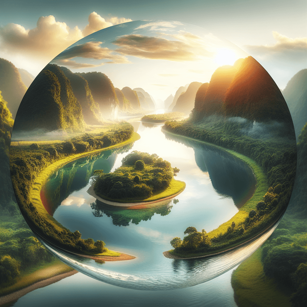 Calm Riverbend Reflection Painting By Numbers Kit