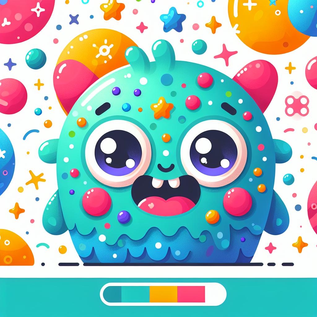 Happy Monster Paint By Numbers Art