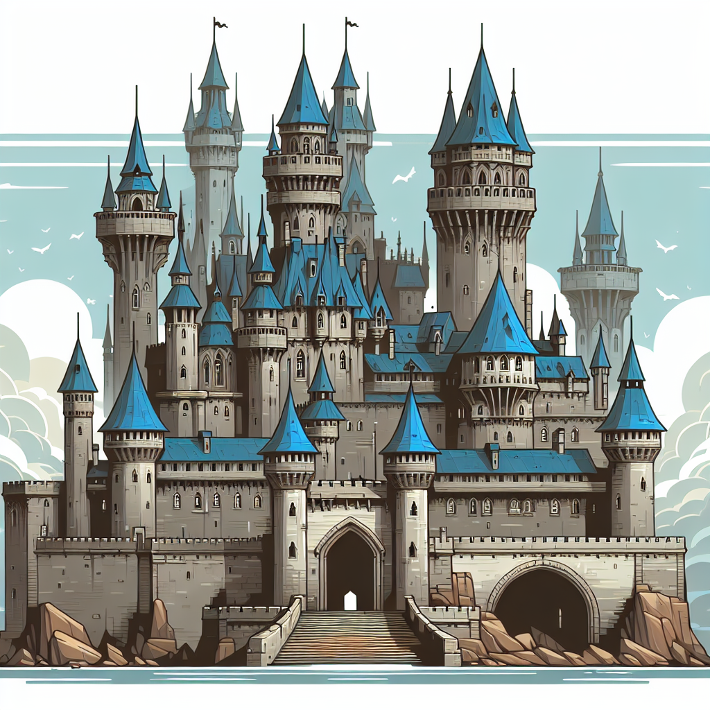 Fantasy Castle Chronicles Painting Number Kit